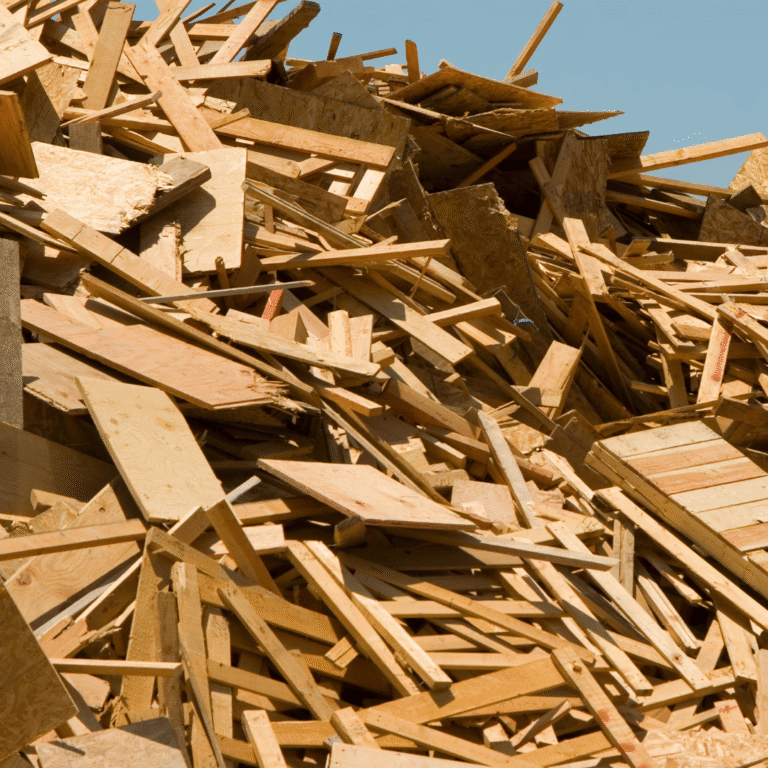 Benne pour déchets de bois